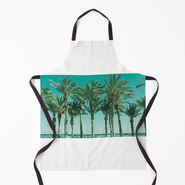 Item preview, Row of tropical feeling palm trees panorama shape image designed and sold by Brian Scantlebury.