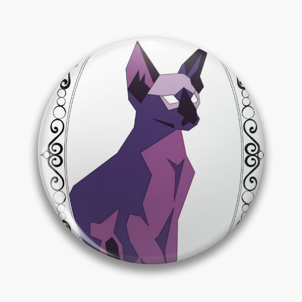 Item preview, THE cat in purple designed and sold by kritzelfritze.