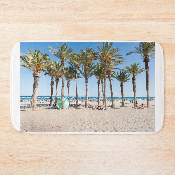 Item preview, Summer Mediterranean beach scenes La Vila Joisa, Alicante Spain designed and sold by Brian Scantlebury.