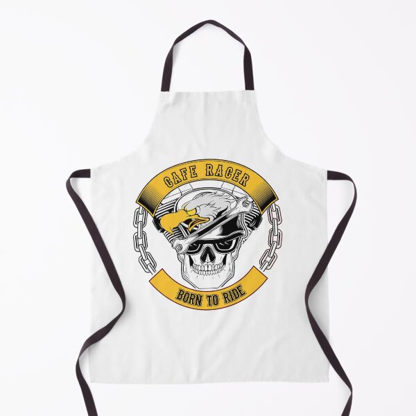 Item preview, cafe racer born to ride motorcycle helmet sticker designed and sold by hotifroti.