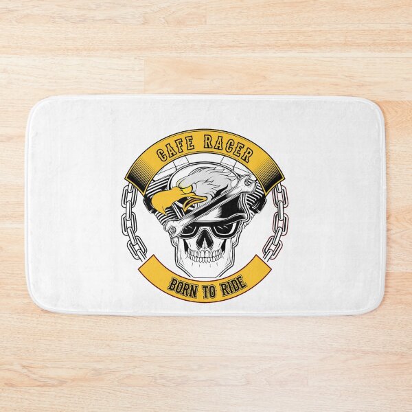 Item preview, cafe racer born to ride motorcycle helmet sticker designed and sold by hotifroti.