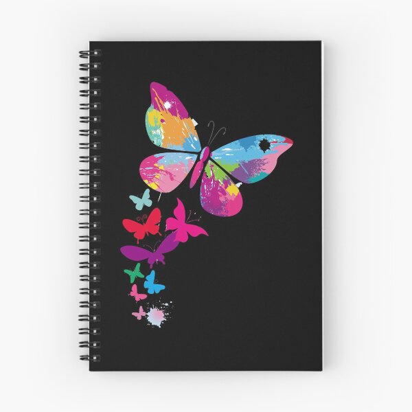 Item preview, Splashes of coloured butterflies designed and sold by Valdilana.