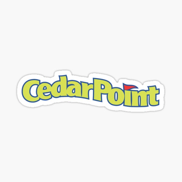 Cedar Point (Line) Sticker