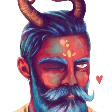 Artwork thumbnail, A devil. by Pyroant