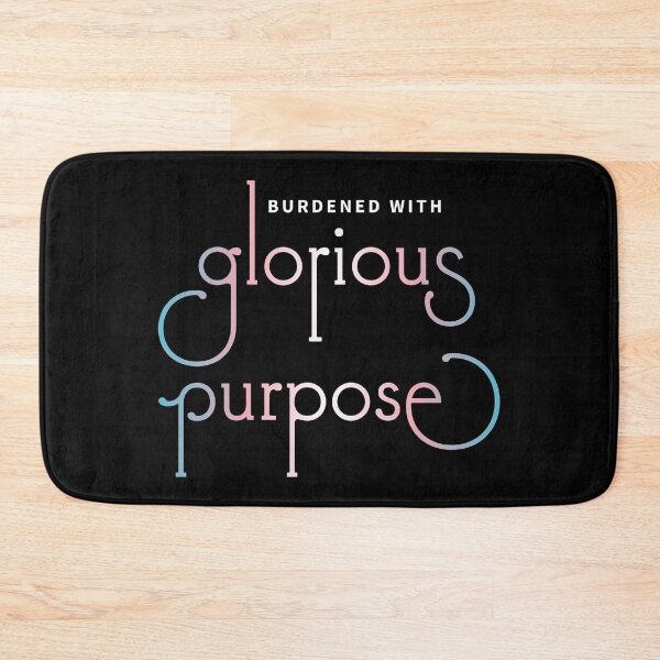 Item preview, Burdened with glorious purpose - trans flag designed and sold by GretaMonster.