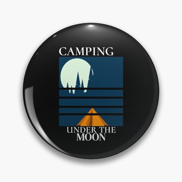 Item preview, Camping Under The Moon Camping Lover designed and sold by SharpThreadZ.