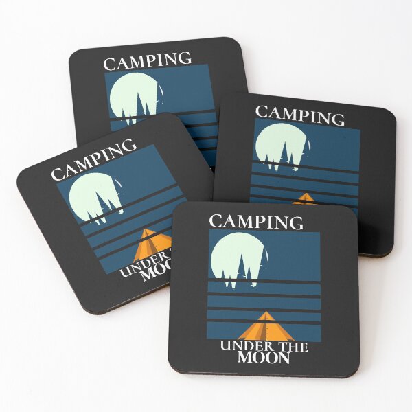 Item preview, Camping Under The Moon Camping Lover designed and sold by SharpThreadZ.