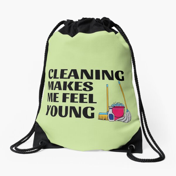 Item preview, Cleaning Makes Me Feel Young Cleaning Lady Gifts designed and sold by SavvyCleaner.
