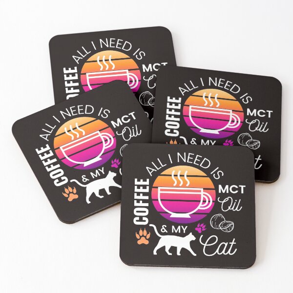 Item preview, All I Need Is Coffee MCT Oil And My Cat | Keto designed and sold by NoirOwned.