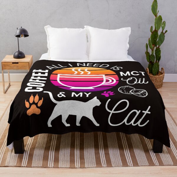 Item preview, All I Need Is Coffee MCT Oil And My Cat | Keto designed and sold by NoirOwned.