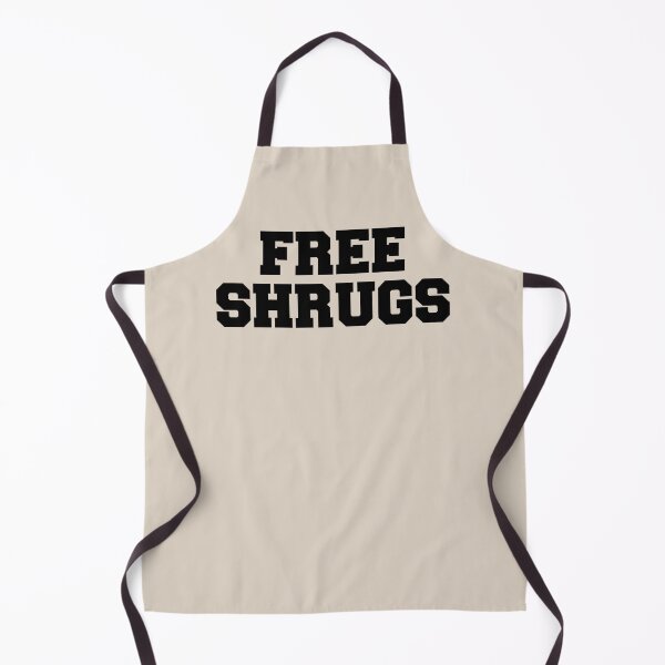 Item preview, FREE SHRUGS (black on cream) designed and sold by DotorEaon.