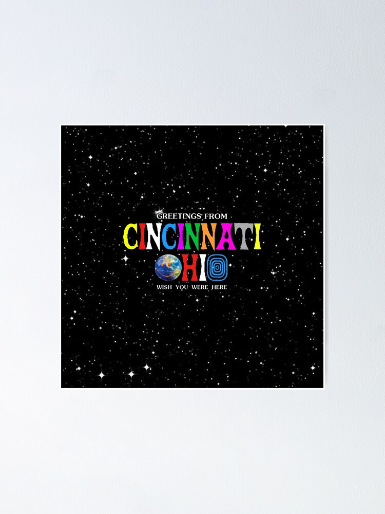 Cincinnati x Astroworld Poster for Sale by coco-colors