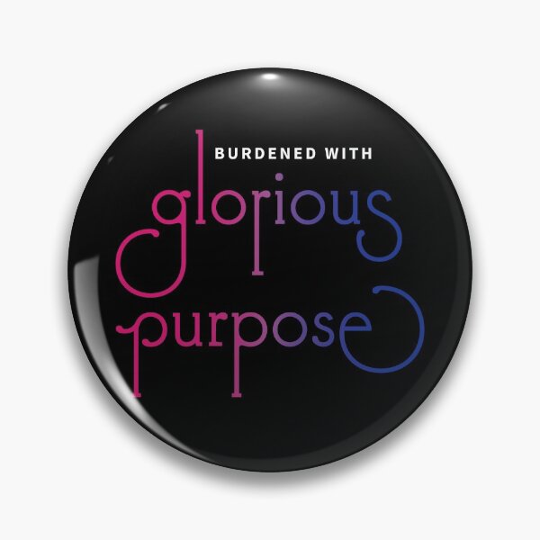 Item preview, Burdened with glorious purpose - bisexual flag designed and sold by GretaMonster.
