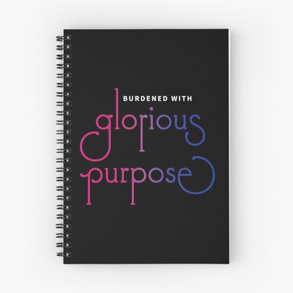 Item preview, Burdened with glorious purpose - bisexual flag designed and sold by GretaMonster.