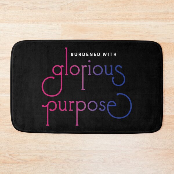 Item preview, Burdened with glorious purpose - bisexual flag designed and sold by GretaMonster.