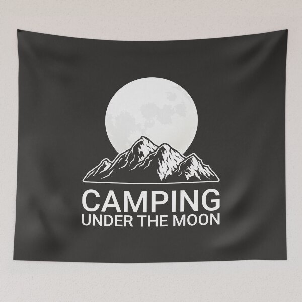 Item preview, Camping under the moon designed and sold by Dreaming-Anmi.