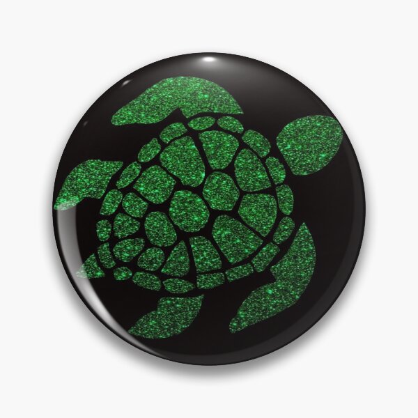 Item preview, Green Sea Faux Glitter Turtle designed and sold by Felicity-K.