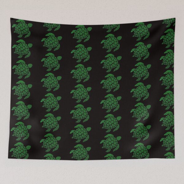 Item preview, Green Sea Faux Glitter Turtle designed and sold by Felicity-K.