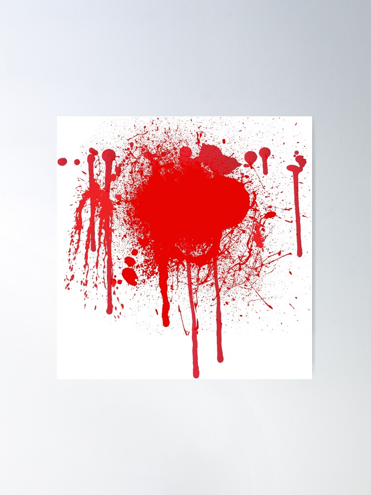 Bloody Good Fake Blood Splatter Art Board Print for Sale by nerdchild