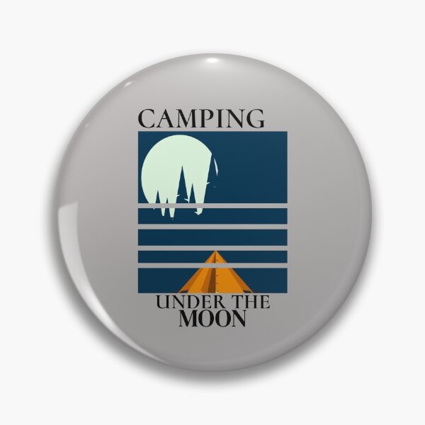 Item preview, Camping Under The Moon Camping Lover Gift designed and sold by SharpThreadZ.