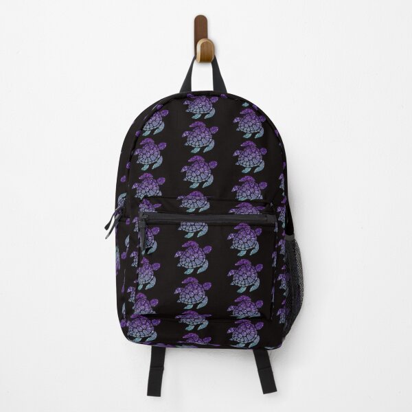 Item preview, Purple Teal Ombre Faux Glitter Turtle designed and sold by Felicity-K.