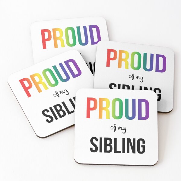 Item preview, Proud of My Sibling designed and sold by nerdspride.