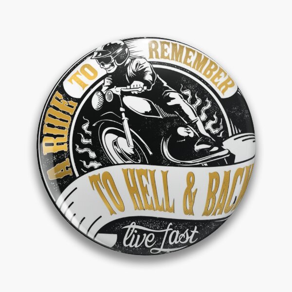 Item preview, a ride to remember to the hell and back motorcycle helmet sticker designed and sold by hotifroti.
