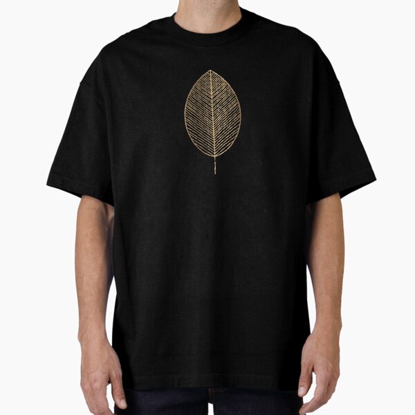 Item preview, Golden Leaves On White Geometric Pattern With White Shimmer  designed and sold by Vic Torys ☆.