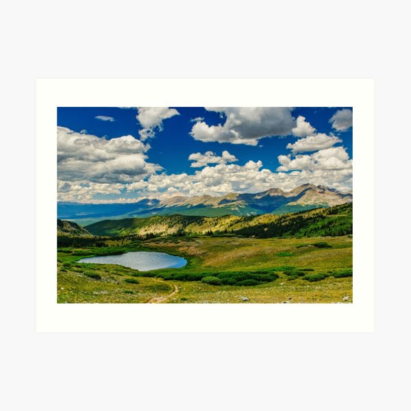 Cottonwood Pass Art Print