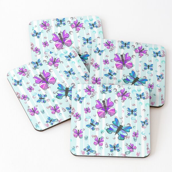 Item preview, Blue and Purple Butterflies  designed and sold by clounewcomb.