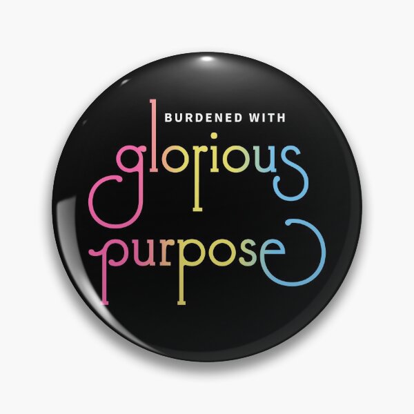 Item preview, Burdened with glorious purpose - pansexual flag (dark shirts) designed and sold by GretaMonster.