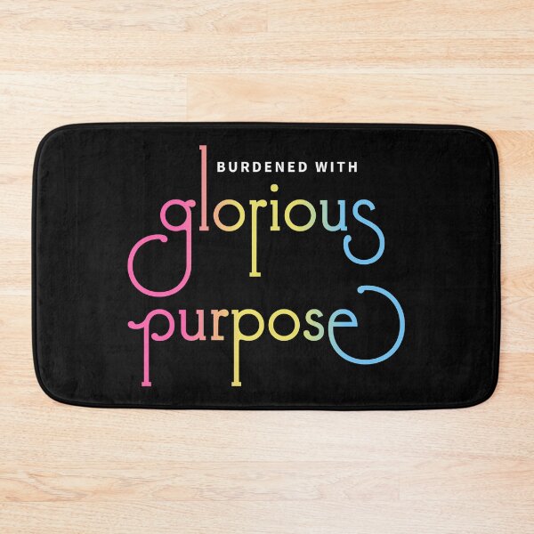 Item preview, Burdened with glorious purpose - pansexual flag (dark shirts) designed and sold by GretaMonster.