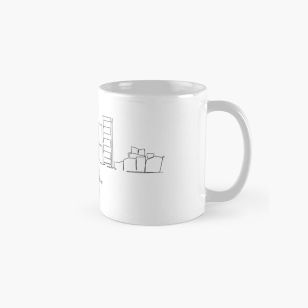 Vista previa del artículo con la obra «BIlbao Skyline World Travel», diseñado y vendido por SimpleLineDraw.