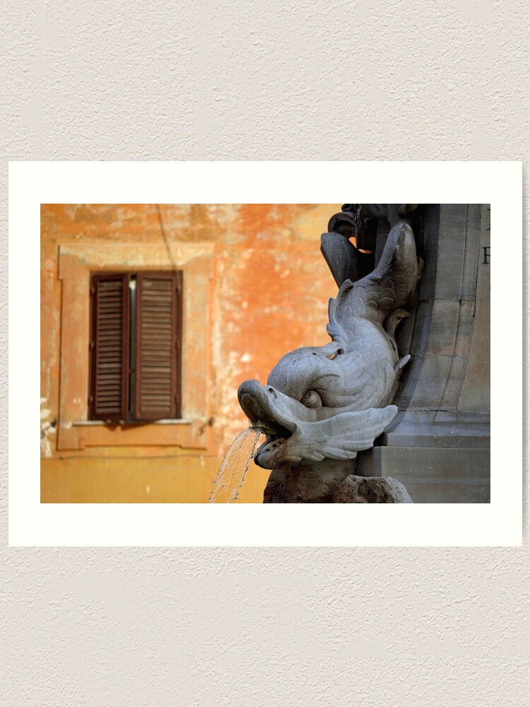 Alternate view of Fishy Roman Art Print