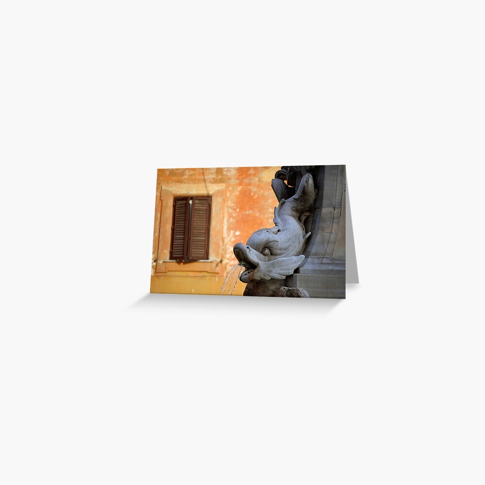 Fishy Roman Greeting Card