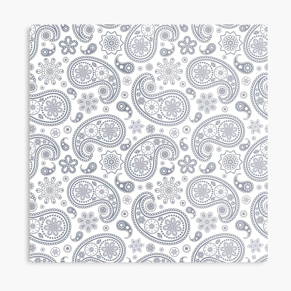 Paisley in Grey