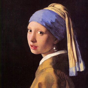 Artwork thumbnail, 'The Girl with the Pearl Earring' by Vermeer (Reprint) by Classic Visions Gallery