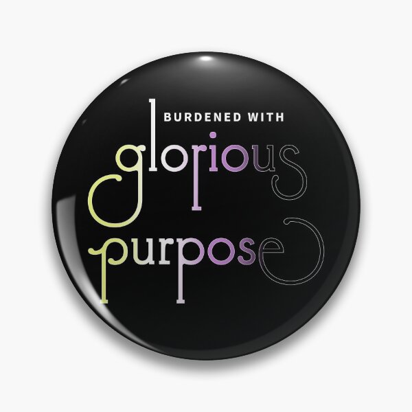 Item preview, Burdened with glorious purpose - non-binary flag (dark shirts) designed and sold by GretaMonster.