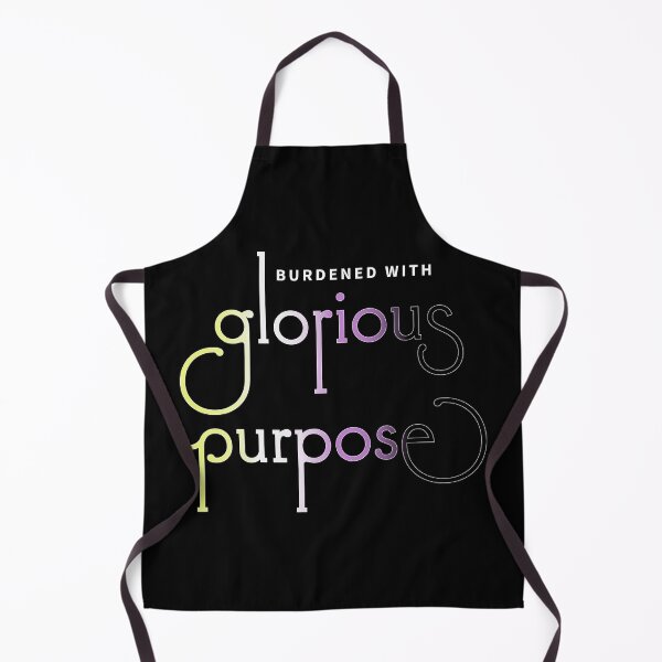 Item preview, Burdened with glorious purpose - non-binary flag (dark shirts) designed and sold by GretaMonster.