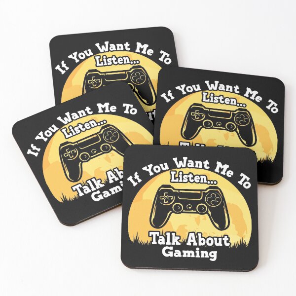 Item preview, If You Want Me To Listen... Talk About Gaming Funny illustration vintage  designed and sold by KO-Design.
