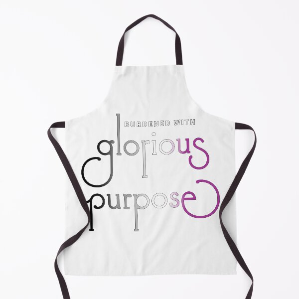 Item preview, Burdened with glorious purpose - asexual flag (light shirts) designed and sold by GretaMonster.