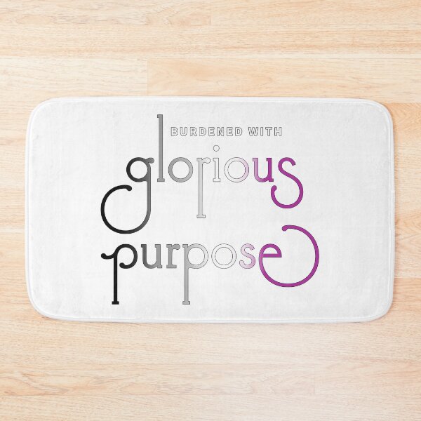Item preview, Burdened with glorious purpose - asexual flag (light shirts) designed and sold by GretaMonster.