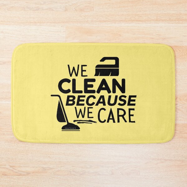 Item preview, We Clean Because We Care Vacuum Scrub Brush Housekeeper Gifts designed and sold by SavvyCleaner.