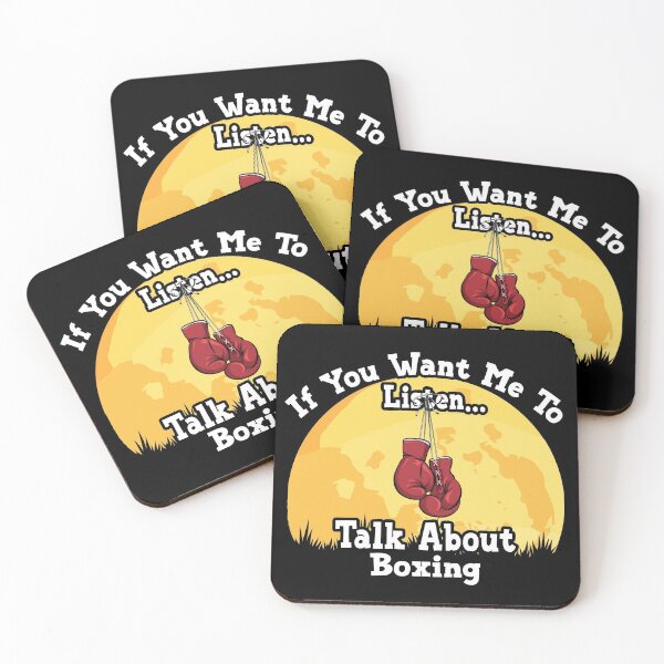 Item preview, If You Want Me To Listen... Talk About Boxing Funny illustration vintage  designed and sold by KO-Design.