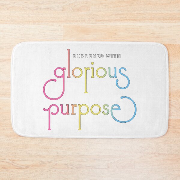 Item preview, Burdened with glorious purpose - pansexual flag (light shirts) designed and sold by GretaMonster.