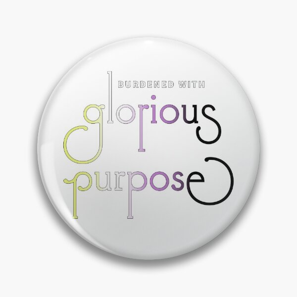 Item preview, Burdened with glorious purpose - non-binary flag (light shirts) designed and sold by GretaMonster.