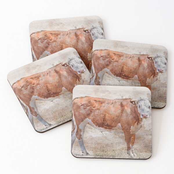 Item preview, Cow grazing in the meadow designed and sold by Ricjacyno.