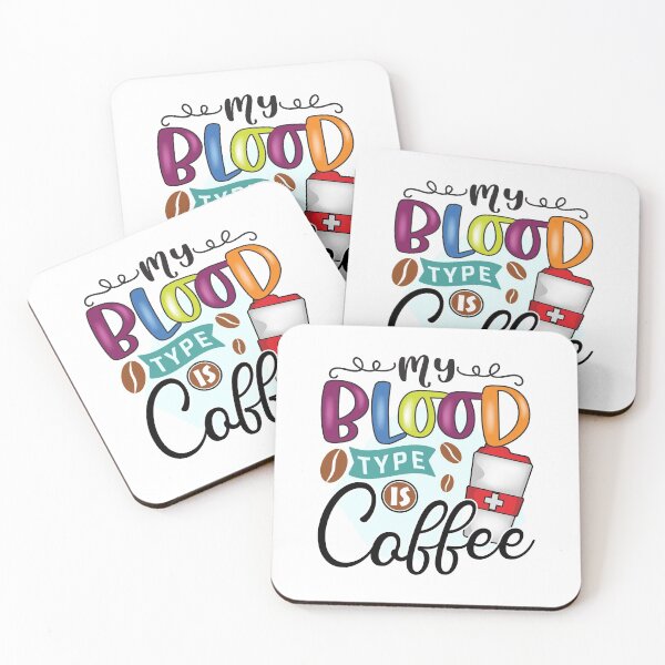 Item preview, My Blood Type is Coffee designed and sold by Jandsgraphics.