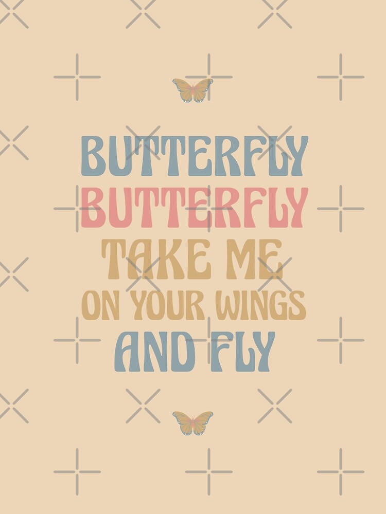 "Umi Butterfly Lyrics 5" Poster for Sale by artbygui Redbubble