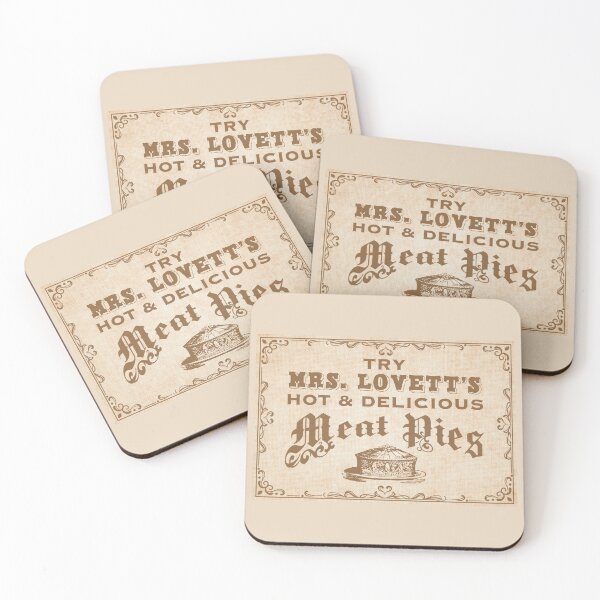 Item preview, Mrs. Lovett’s Meat Pies (4) designed and sold by DotorEaon.